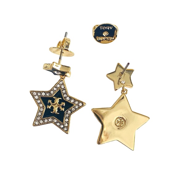 NWT Tory Burch Kira Falling Star Earrings Rtl $198 - Picture 4 of 5